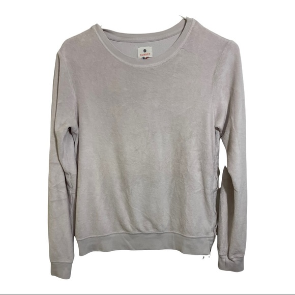 Sundry womens sweatshirt size 1 Small size zip pullover crew neck light - Picture 4 of 10